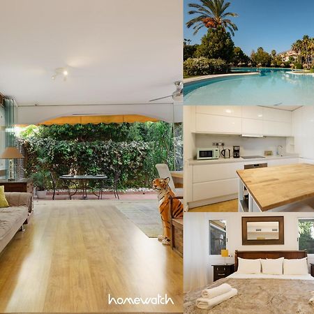 Ground Floor Holiday Apartment With Terrace And Pool In Puerto Banus, Marbella Eksteriør bilde